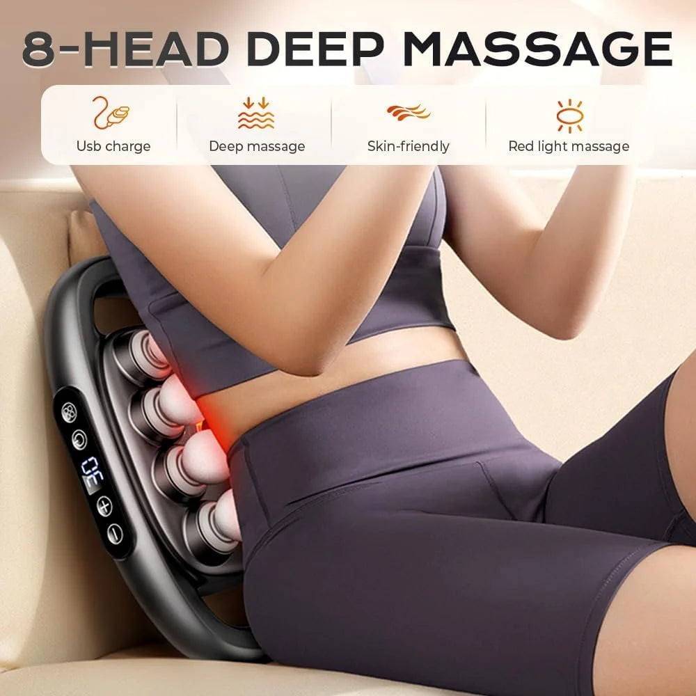 LAST DAY OF DISCOUNT🔥 8-Head Massage Gun, Type-C Fast Charging